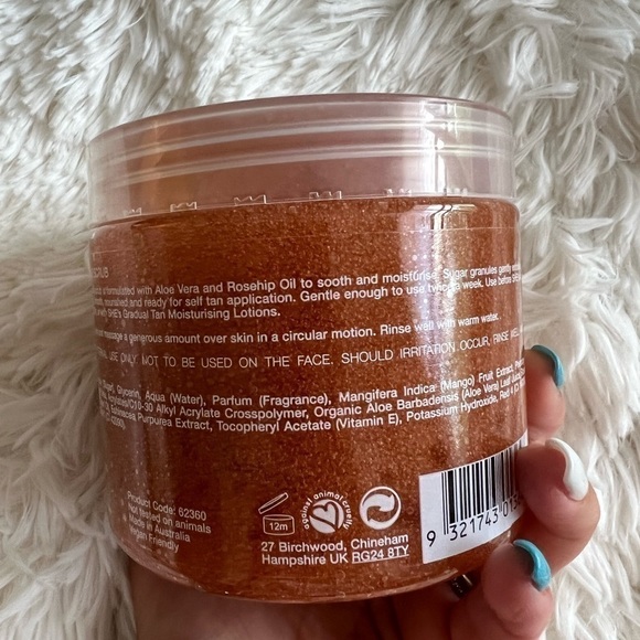𝅺NEW! OM SHE Aromatherapy Australia Golden Body Pre Tan Sugar Scrub - Picture 4 of 5